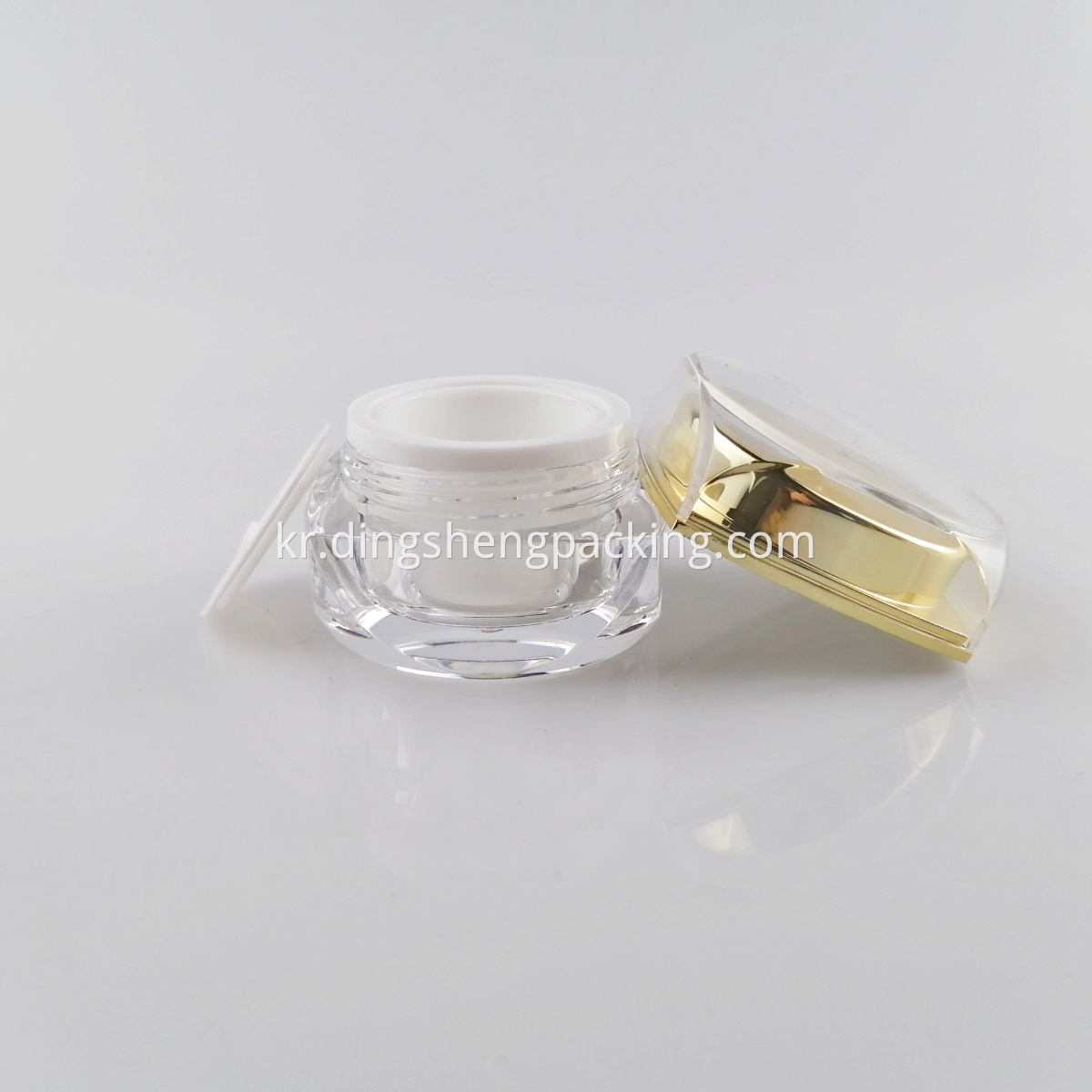 Cream Container Plastic Clear Skin Care Acrylic Jar